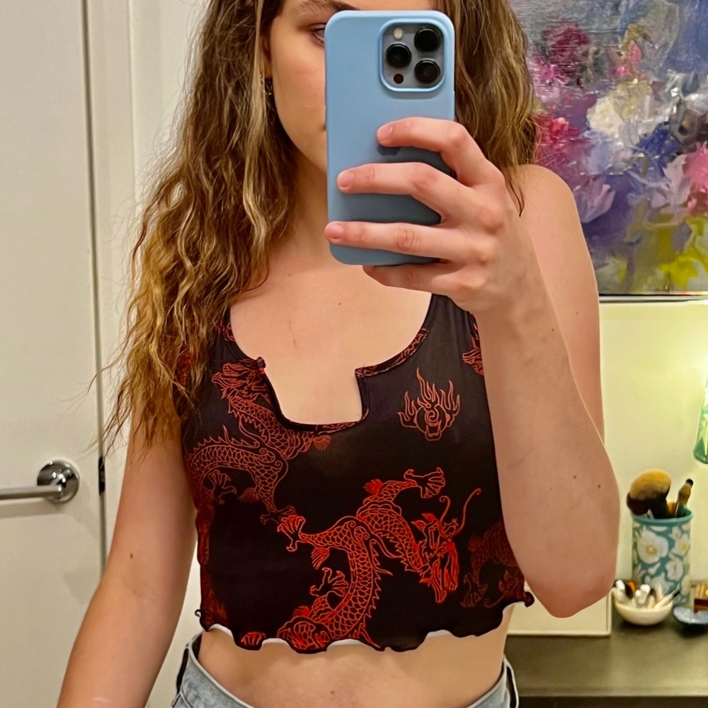 Dragon Print Tank